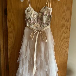 Cream formal dress